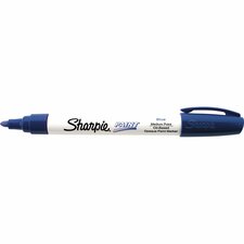 Sharpie Oil-Based Paint Marker - Medium Point - Medium Marker Point - Blue Oil Based Ink - 1 Each