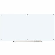 Lorell Dry-Erase Glass Board - 72" (6 ft) Width x 36" (3 ft) Height - Frost Glass Surface - Rectangle - Stain Resistant, Ghost Resistant - Assembly Required - 1 Each