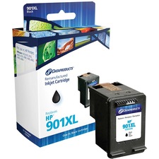 Clover Technologies High Yield Inkjet Ink Cartridge - Alternative for HP CC654AN, 901XL - Black - 1 Each - 700 Pages