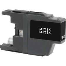 Clover Technologies High Yield Inkjet Ink Cartridge - Alternative for Brother LC71BK, LC75BK - Black - 1 Each - 600 Pages