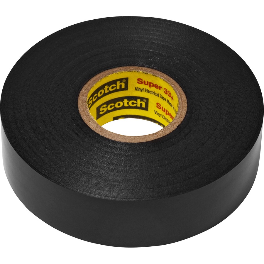 Scotch® Super 33+™ Vinyl Electrical Tape Black 1-1/2 in x 36 yds 1.5 in core 