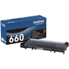 Brother TN660 Original Toner Cartridge - Laser - High Yield - 2600 Pages - Black - 1 Each