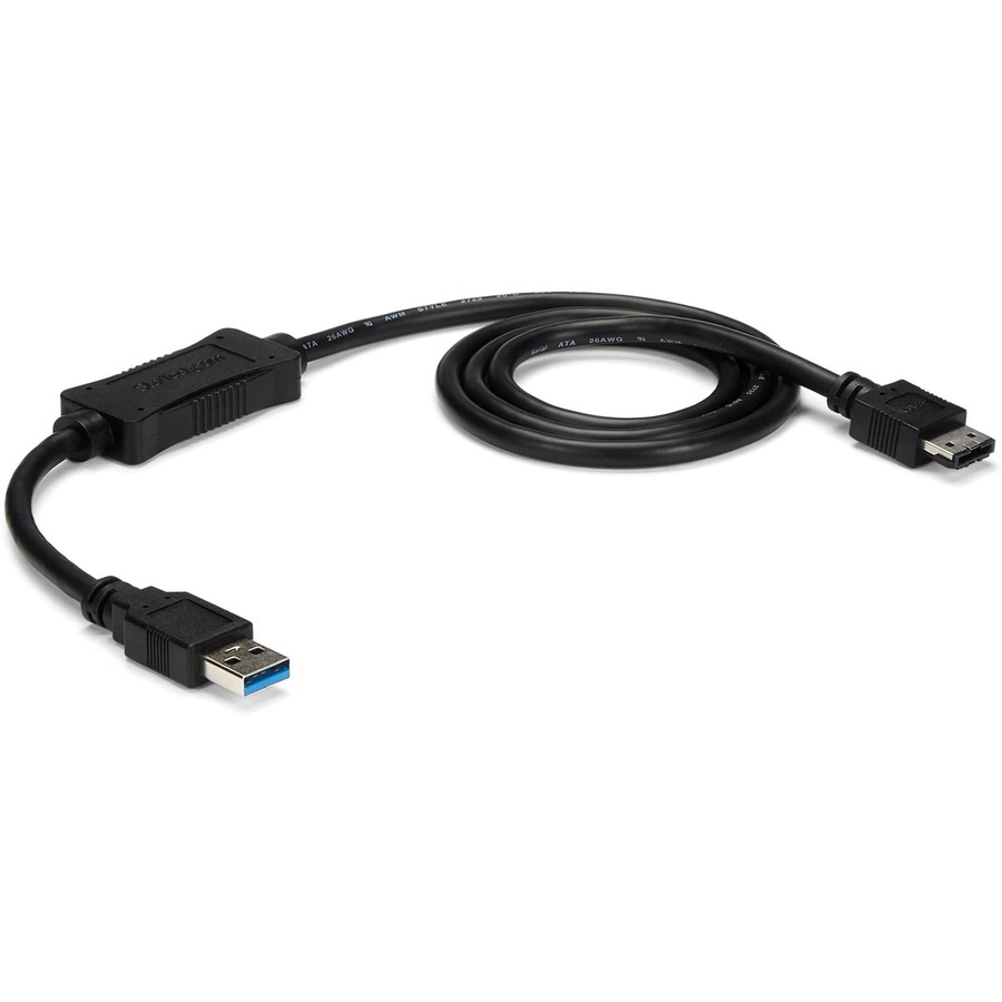 StarTech.com USB 3.0 to eSATA HDD / / ODD Adapter Cable 3ft eSATA Hard Drive to USB 3.0 Adapter Cable - SATA 6 Gbps - Add eSATA device