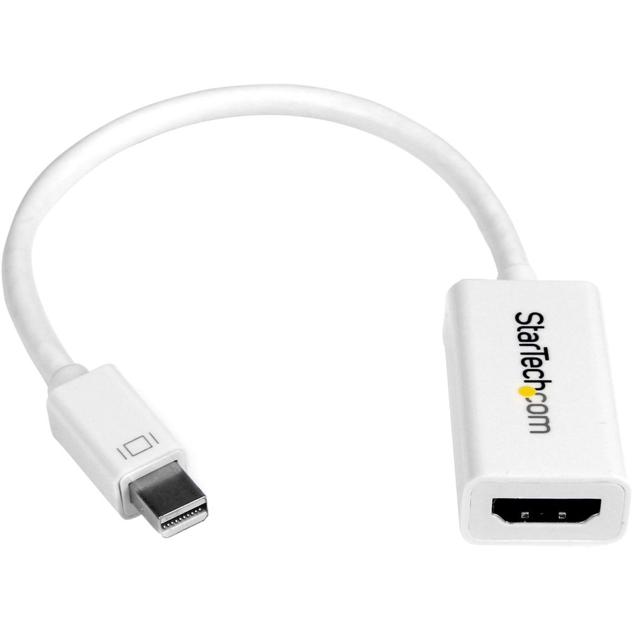 reform Overgang Vaccinere StarTech.com Mini DisplayPort to HDMI 4K Audio / Video Converter - mDP 1.2  to HDMI Active Adapter for Mac Book Pro / Mac Book Air - 4K @ 30 Hz - White  -
