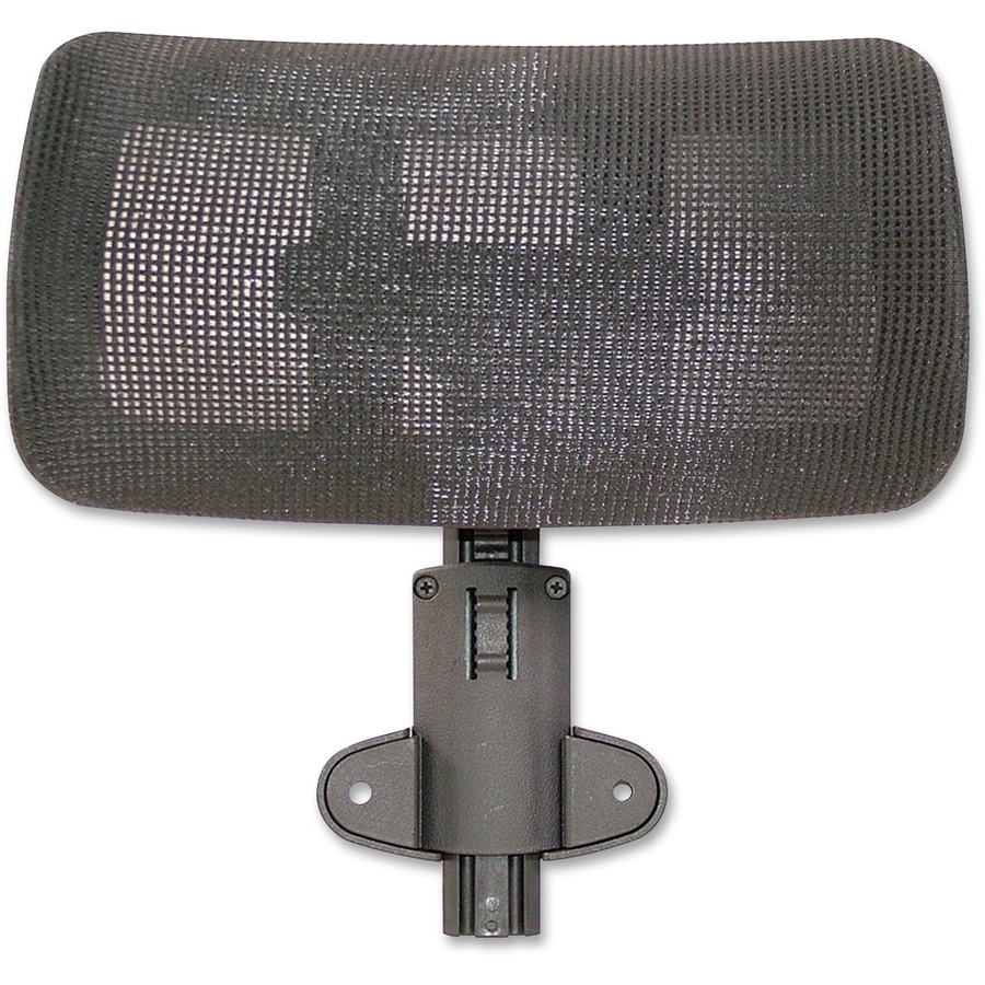 Lorell Hiback Chair Mesh Headrest Black Nylon 1 Each Office