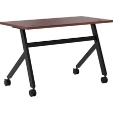 HON Multipurpose Table - Fixed Base - Chestnut, Laminated Top - 48" Table Top Width x 24" Table Top Depth x 1" Table Top Thickness - 29.5" Height - Steel - 1 Each