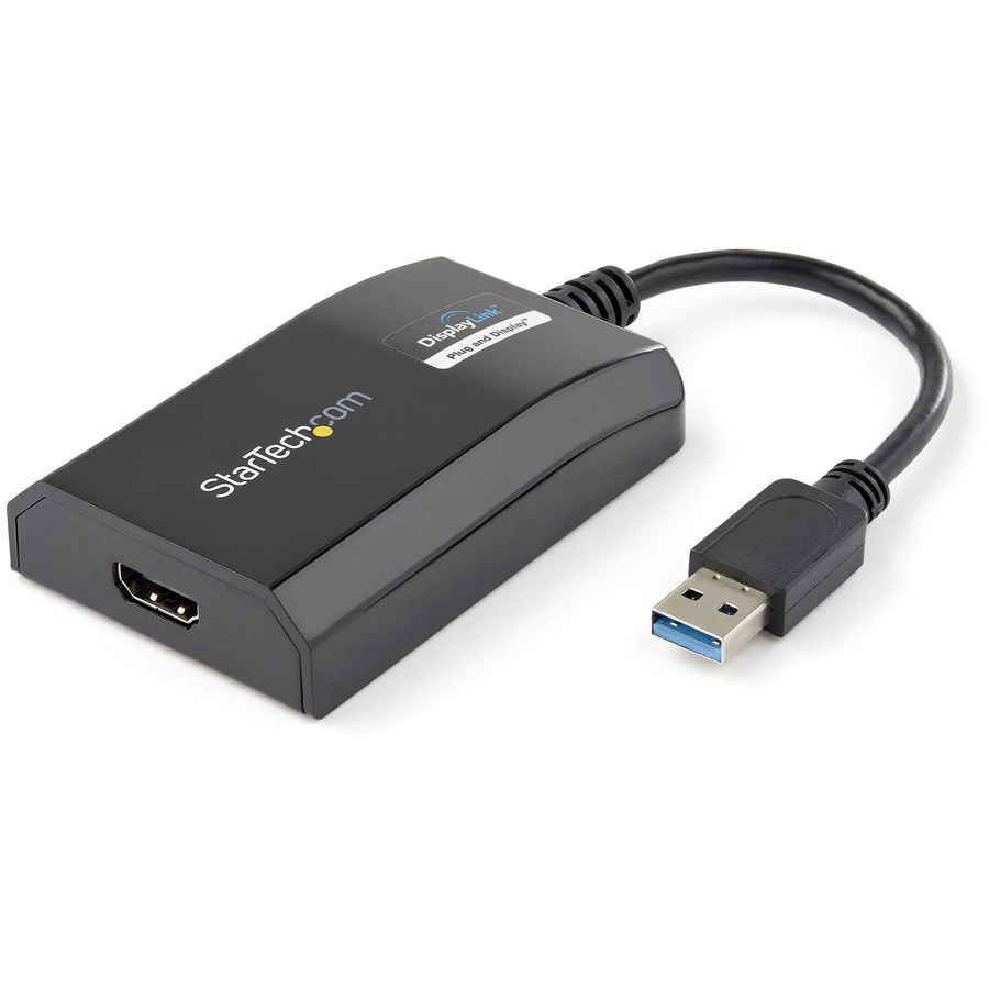mærke Faktisk Produktion StarTech.com USB 3.0 to HDMI Adapter, DisplayLink Certified, 1920x1200, USB-A  to HDMI Display Adapter, External Graphics Card for Mac/PC - USB 3.0 to HDMI  adapter supports 1080p/5ch audio - USB to HDMI
