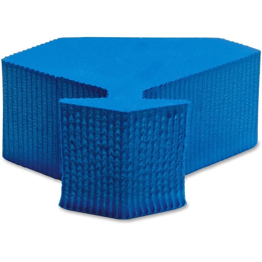 LLR42590 Lorell Door Wedge Foam Blue Office Supply Hut