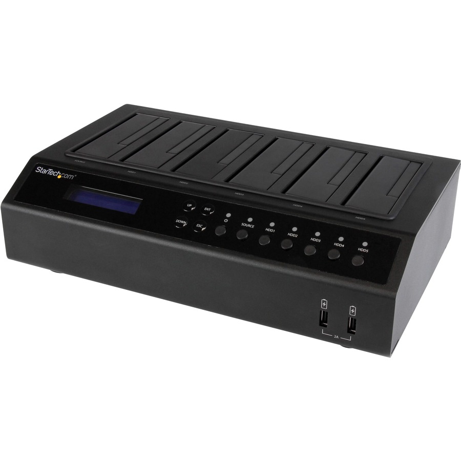 licens mærke morbiditet StarTech.com USB 3.0 / eSATA 6-Bay Hard Drive Duplicator Dock - 1:5 HDD /  SSD Cloner and Eraser - Duplicate a 2.5 in. or 3.5 in. SATA drive to five  drives simultaneously,
