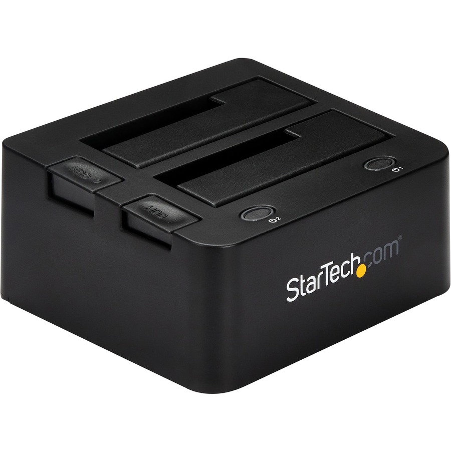StarTech.com Dual-Bay 3.0 to SATA IDE Hard Drive Docking Station, 2.5/3.5" SATA III and IDE (40 pin), SSD/HDD Top-Loading - Dual-Bay Hard Drive Dock for 2.5/3.5" SATA and IDE