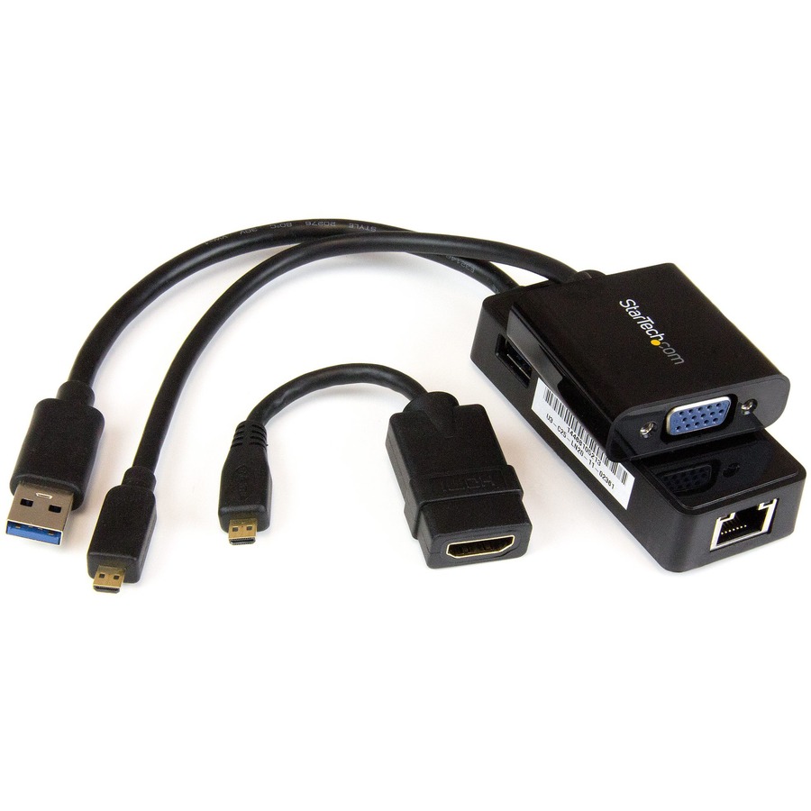 StarTech.com Accessory Kit Lenovo Yoga 3 Pro - Micro HDMI to VGA - Micro HDMI to HDMI - USB 3.0 LAN - Enhance your Yoga 3 by support for