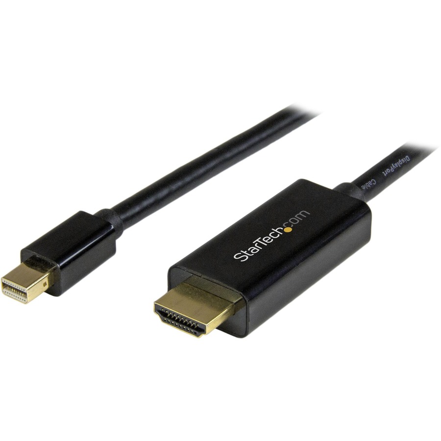 Monumental ganske enkelt Logisk StarTech.com 3ft (1m) Mini DisplayPort to HDMI Cable, 4K 30Hz Video, Mini DP  to HDMI Adapter/Converter Cable, mDP to HDMI Monitor/Display - 3.3ft  Passive Mini DisplayPort to HDMI cable connects HDMI monitor/display -