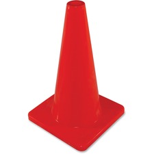 Impact 18" Safety Cone - 1 Each - 10.80" (274.32 mm) Width x 18" (457.20 mm) Height - Cone Shape - Orange