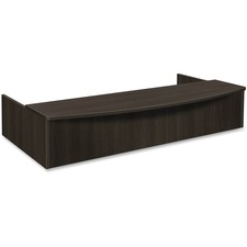 HON BL Series Reception Station - 72" x 36" x 1" x 14.3" - Finish: Espresso - Scratch Resistant, Stain Resistant, Durable, Abrasion Resistant