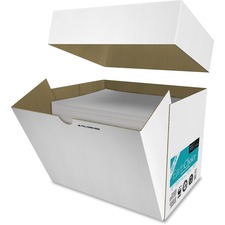 EarthChoice Load'N Go Office Paper - White - 92 Brightness - Letter - 8 1/2" x 11" - 20 lb Basis Weight - 75 g/m Grammage - Smooth - 2500 / Carton