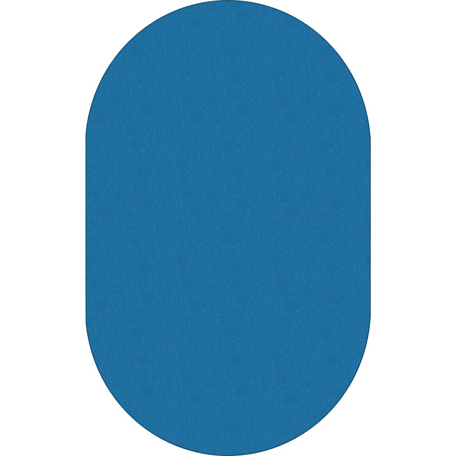 FCIAS45BB Flagship Carpets Classic Solid Color 12' Oval Rug Floor