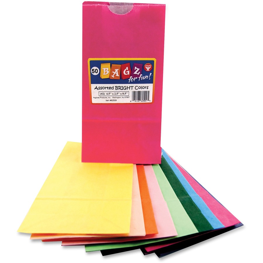 bright colored office supplies