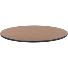 Lorell Classroom Activity Tabletop - High Pressure Laminate (HPL) Round, Medium Oak Top - 1.1" Table Top Thickness x 48" Table Top Diameter - Assembly Required - 1 Each