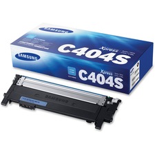 Samsung CLT-C404S Original Laser Toner Cartridge - Cyan - 1 Each - 1000 Pages
