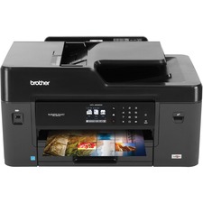 Brother Business Smart MFC-J6530DW Wireless Inkjet Multifunction Printer - Color - Copier/Fax/Printer/Scanner - 35 ppm Mono/27 ppm Color Print - 4800 x 1200 dpi Print - Automatic Duplex Print - Up to 30000 Pages Monthly - 251 sheets Input - Color Scanner 