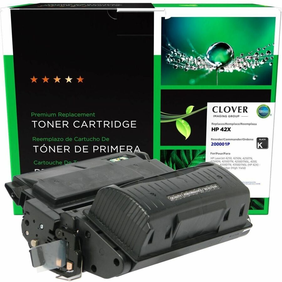 CIG Remanufactured High Yield Laser Toner Cartridge 42X (HP 42X, HP Q5942X) - Black - 1 Each - 20000 Pages
