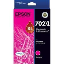 Epson DURABrite Ultra 702XL Original High Yield Inkjet Ink Cartridge - Magenta - 1 Each - Inkjet - High Yield - 1 Each