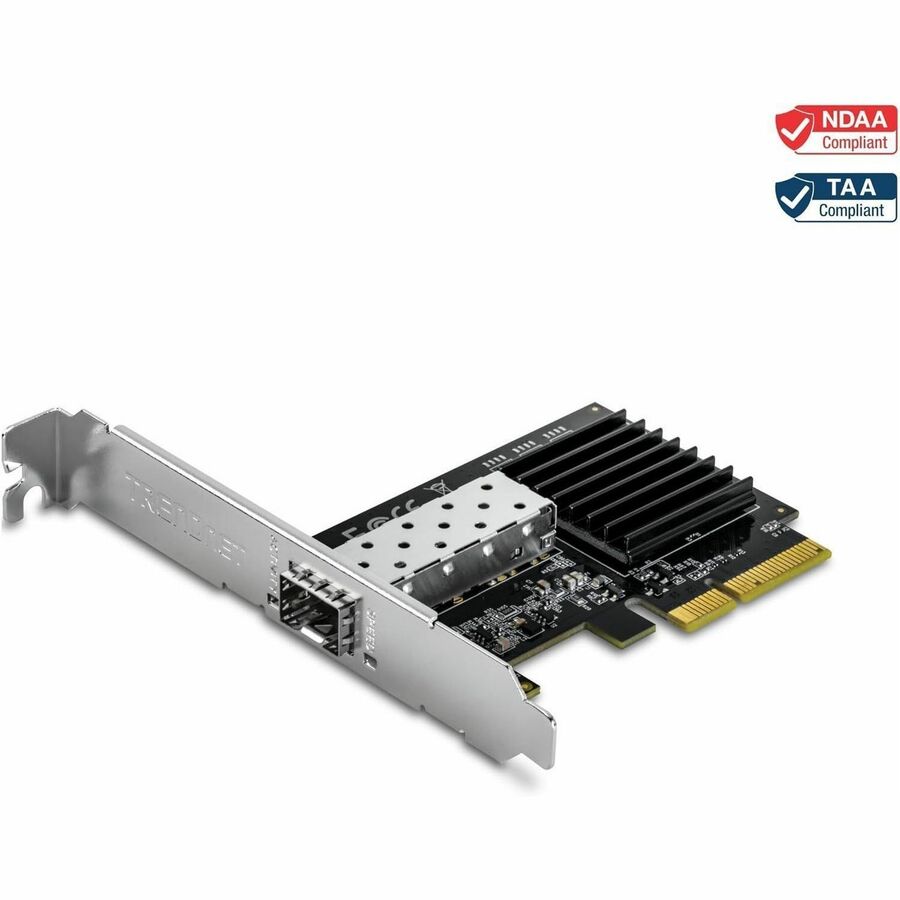 TRENDnet 10 Gigabit PCIe SFP+ Network Adapter, Convert A PCIe Slot