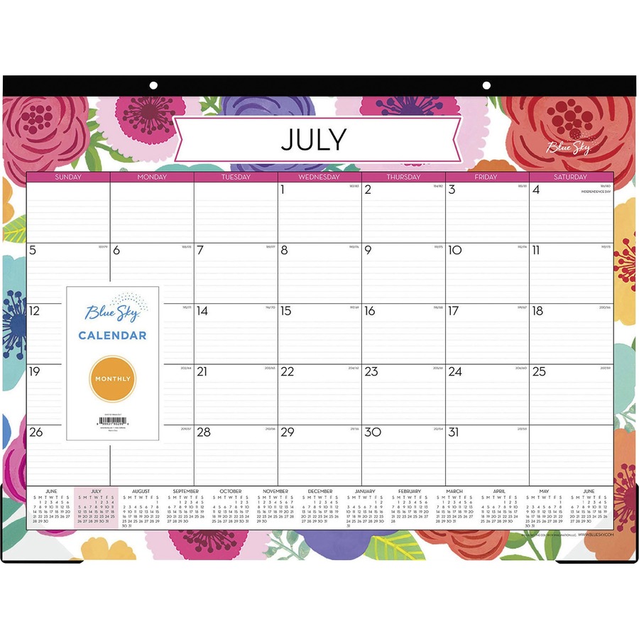 blue sky 2021 desk calendar