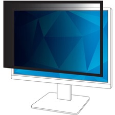 3M Framed Privacy Filter Black - For 19"LCD Monitor - 5:4 - Scratch Resistant, Dust Resistant