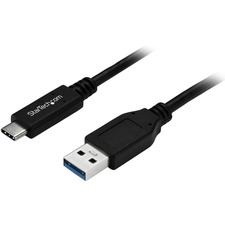 StarTech.com USB to USB C Cable - 1m / 3 ft - USB 3.0 (5Gbps) - USB A to USB C - USB Type C - USB Cable Male to Male - USB C to USB - Connect your USB Type-C devices to a computer - 3ft USB A to USB C Cable - 3 ft USB Type A to USB Type C Cable - USB-C to