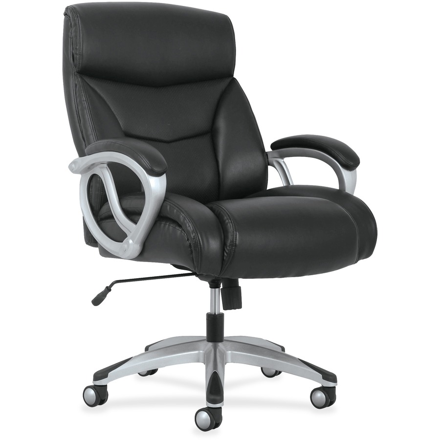 Chair Black Leather Seat, Hon Topflight Executive High Back Chair