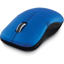 Verbatim Wireless Notebook Optical Mouse, Commuter Series - Matte Blue - Optical - Wireless - Radio Frequency - Matte Blue - 1 Pack - USB Type A - 1200 dpi - Scroll Wheel - 3 Button(s) - Symmetrical