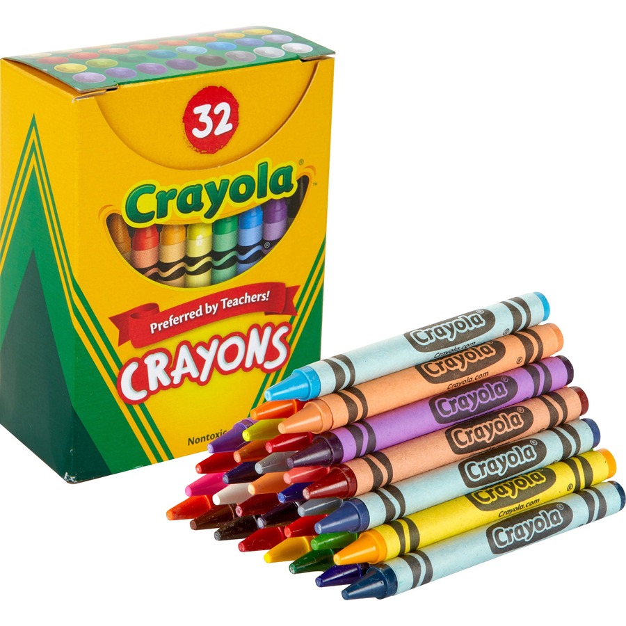 Crayola Tuck Box 32 Crayons - Assorted - 32 / Pack - Thomas Business ...