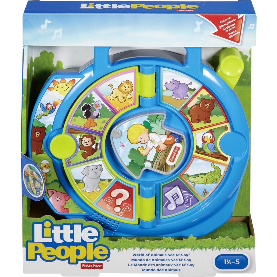 Little People World of Animals See 'n Say Toy - Skill Learning: Animal  Name, Animal Sound Pattern, Quiz, Sensory Perception, Cognitive Process,  Social Skills, Emotion, Music, Songs, Discovery, Muscle, ... - Multi -  OFFICE PROS