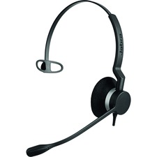 Jabra BIZ 2300 Headset - Mono - USB Type C - Wired - 32 Ohm - 70 Hz - 16 kHz - Over-the-head - Monaural - Supra-aural - 7.7 ft Cable - Noise Cancelling, Uni-directional Microphone - Noise Canceling
