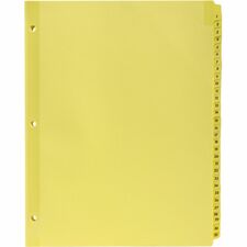 Business Source Preprinted 1-31 Tab Index Dividers - Printed Tab(s) - Digit - 1-31 - 31 Tab(s)/Set - 8.50" Divider Width x 11" Divider Length - Letter - 3 Hole Punched - Buff Buff Paper Divider - Buff Plastic Tab(s) - 31 / Set
