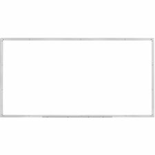 Lorell Dry-erase Board - 96" (8 ft) Width x 48" (4 ft) Height - White Styrene Surface - Silver Aluminum Frame - Rectangle - 1 Each