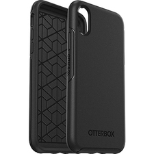 OtterBox iPhone X/XS Symmetry Series Case - For Apple iPhone X, iPhone XS Smartphone - Black - Drop Resistant - Polycarbonate, Synthetic Rubber - 1 Pack - Retail