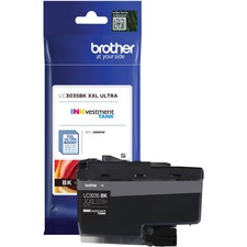 Brother INKvestment LC3035BKS Original Ultra High Yield Inkjet Ink Cartridge - Black - 1 Each - 6000 Pages