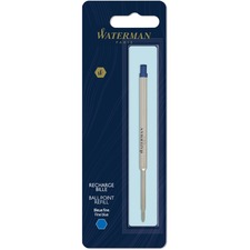 Waterman Fine Point Ballpoint Pen Refill - Fine Point - Blue Ink - 1 Each