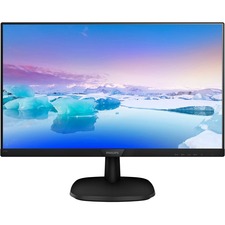 Philips 273V7QJAB 27" Class Full HD LCD Monitor - 16:9 - Textured Black - 27" Viewable - In-plane Switching (IPS) Technology - WLED Backlight - 1920 x 1080 - 16.7 Million Colors - 250 cd/m - 5 msGTG - 75 Hz Refresh Rate - HDMI - VGA - DisplayPort