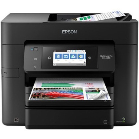 Epson WorkForce Pro EC-4040 Wireless Inkjet Multifunction Printer-Color-Copier/Fax/Scanner-4800x1200