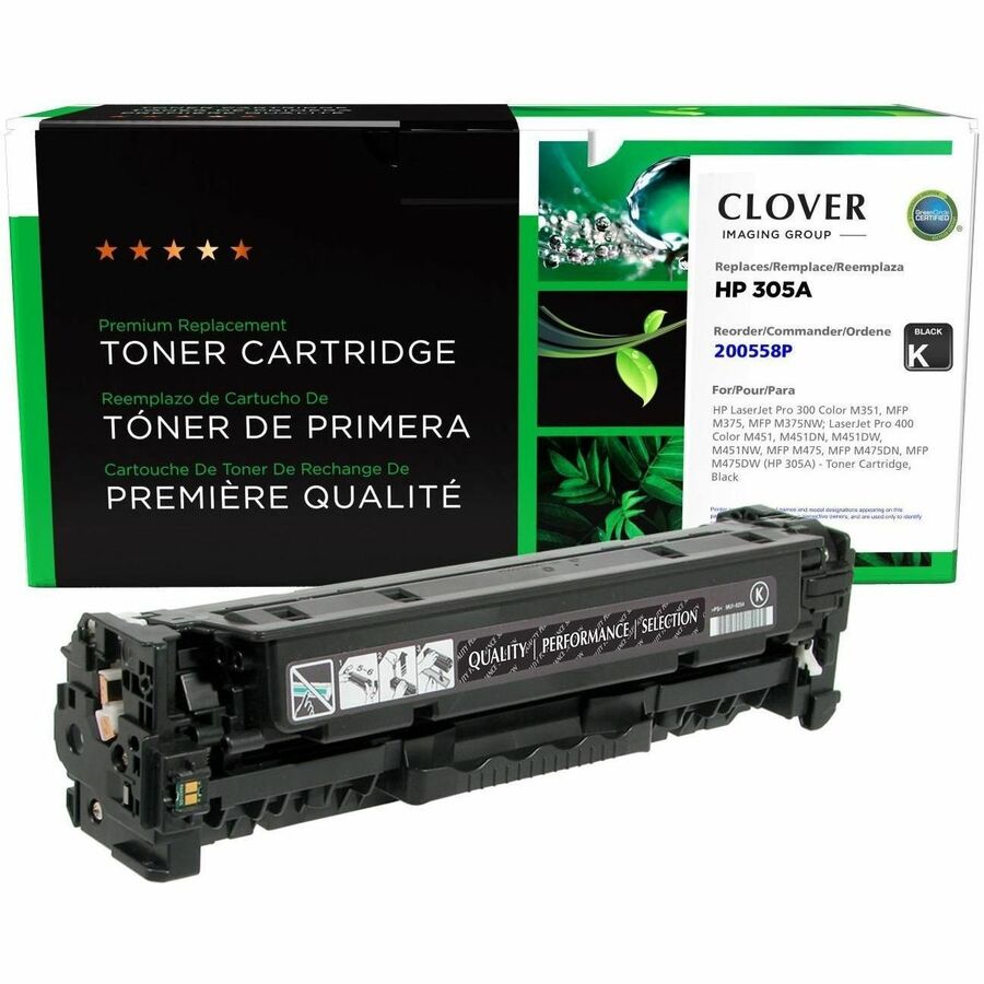 CIG Remanufactured Laser Toner Cartridge - Compatible for HP 305A - Black - 1 Each - 2200 Pages