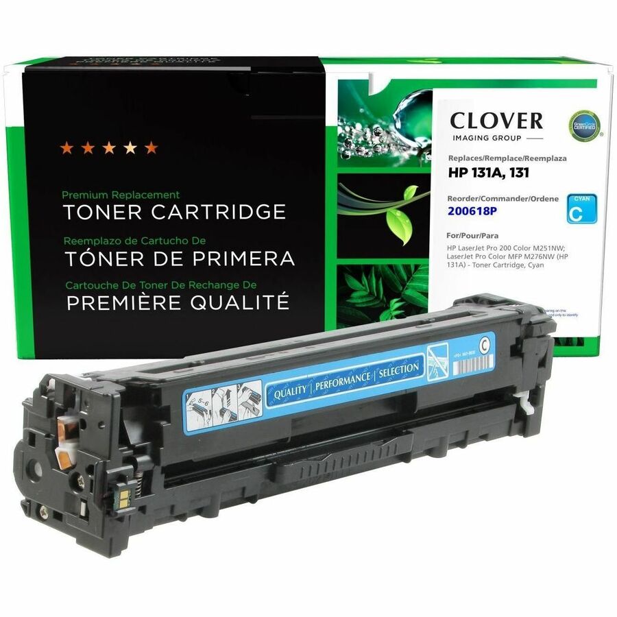 CIG Remanufactured Laser Toner Cartridge - Compatible for HP 131A 131 - Cyan - 1 Each - 1800 Pages