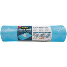 Scotch Flex & Seal Shipping Roll, FS-1510-EF, 15 in x 10 ft (381 mm x 3.04 m) - 15" (381 mm) Width x 10 ft (3048 mm) Length - Water Resistant, Tear Resistant, Cushioned, Self-sealing, Recyclable, Adhesive - 1Each