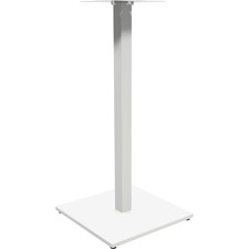 Heartwood 900 - Square Metal Base - Bar Height - 19.8" x 19.8"41" - Material: Metal - Finish: White, Powder Coated