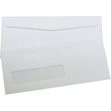 Supremex Commercial Envelope #9, White, 500/Box - Commercial - #9 - 8 7/8" Width x 3 7/8" Length - 24 lb - Gummed Flap - 500 / Box - White Wove