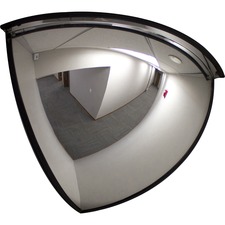 Safety Zone Mirror - Quarter-dome - x 33" Diameter - 1 Each