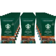 Starbucks Pike Place Medium Roast Coffee - Medium - 2.5 oz - 18 / Box