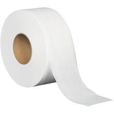 TORK Universal Jumbo Bathroom Tissue - 2 Ply - 3.30" (83.82 mm) Core - White - 1 / Carton